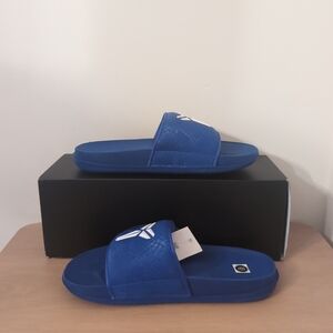Size 7 Mens Nike Mamba Offcourt Slides Dodger Blue. Brand New. IF2870-400 Kobe